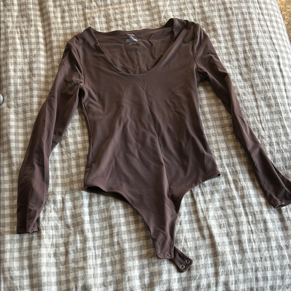 Nuuds scoop neck bodysuit
